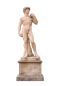 Preview: Statue David en terracotta d’Impruneta – sculpture artisanale de Toscane